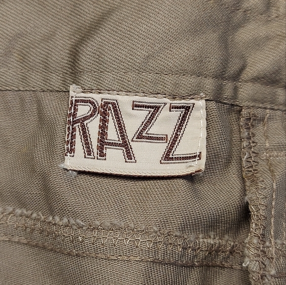 Vintage NWT High Waisted Tan Long Shorts, Womens 11 - Picture 5 of 10